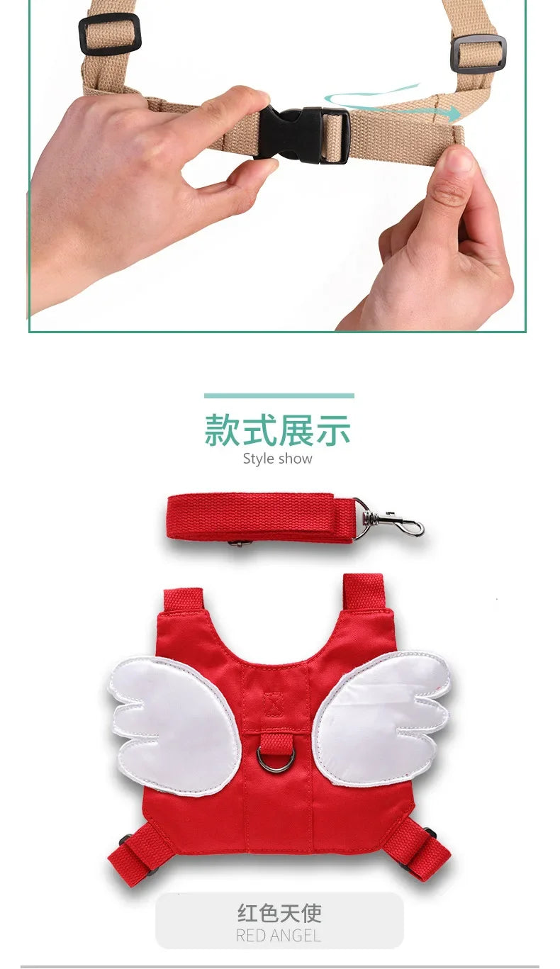 Baby Safety Walking Harness Belt Child Reins Aid Toddler Kids Strap Anti Lost Line Outdoor Keep Harnesser for Secure Stroll