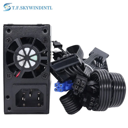 Flex 600W Modular Power Supply Small 1U Computer PSU Flex-ATX 500W for ITX mini PC Active PFC For POS AIO desktop 110V 220V
