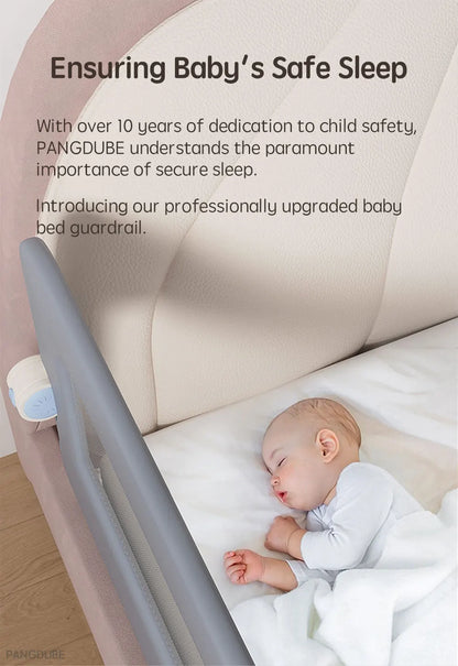PANGDUBE 1pc Baby Bed guardrail Baby Safety Bed Barrier Children's Safety Bed Rail Guard for Kids Fall Out Protection