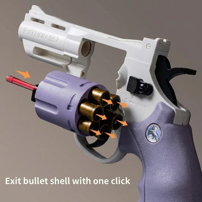 Soft Dart Blaster Toy Magnum ZP5 357 Continuous Firing with Multiple Darts Simulation Outdoor Battle Game for Kids and Adults