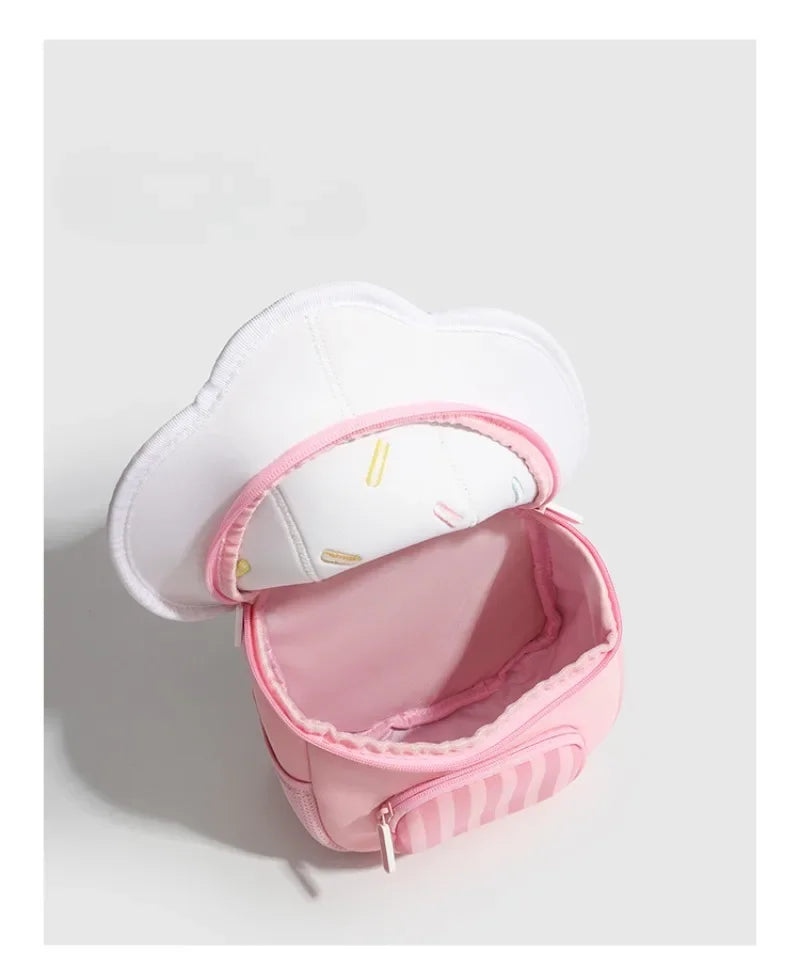 2025 New Mini Cute Mushroom Baby Backpack Kindergarten Popular Children's Small Camping Bag Pink Princess School Backpack Girls