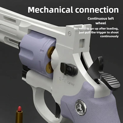Soft Dart Blaster Toy Magnum ZP5 357 Continuous Firing with Multiple Darts Simulation Outdoor Battle Game for Kids and Adults