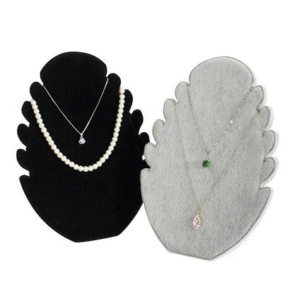High-grade Velvet Necklace Display Stand Jewelry Showing Board Pendant Organizer for Jewellry Store Display Stand