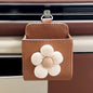 Cute Cartoon Car Outlet Air Vent Trash Box for Auto Mobile Phone Holder Pouch Organizer Auto Styling Flower Hanging Storage Bag