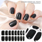 1Sheet Cured Gel Nail Strips Sticker Long-Lasting Nail Polish Strips Wraps Full Cover Gel Nail Art Stickers UV/LED Lamp Required