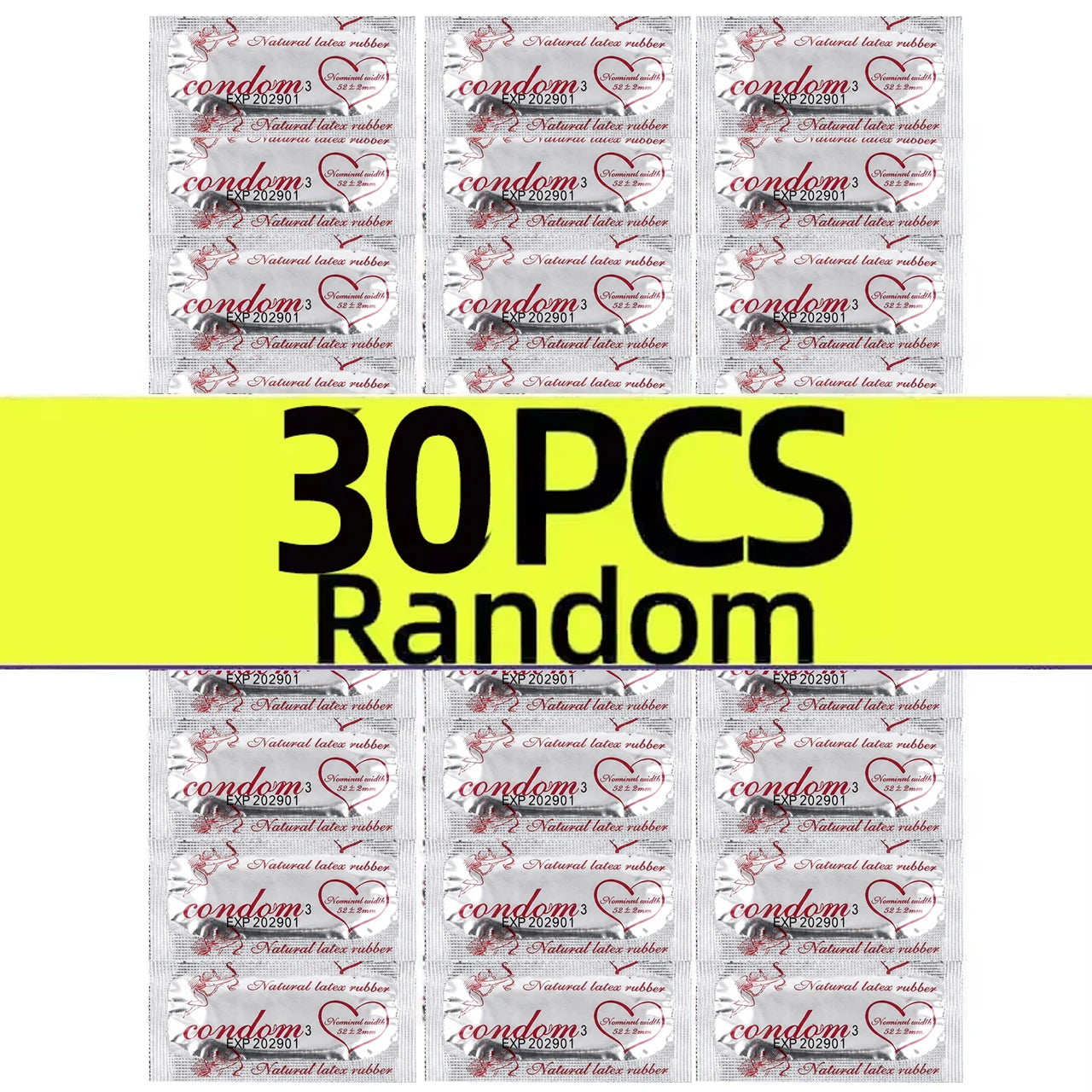 Condoms 50Pcs/Lots   for Men Smooth Penis Sleeve Thin Condom Adult Sex Products Safe Contraception Sex Toys