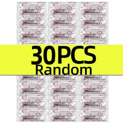 Condoms 50Pcs/Lots   for Men Smooth Penis Sleeve Thin Condom Adult Sex Products Safe Contraception Sex Toys