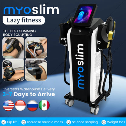 EMS Body Sculpt Machine RF Sculpting Weight Loss Burning Fat Slimming Muscle Equipment Stimulation 6500W HI-EMT MYOslim