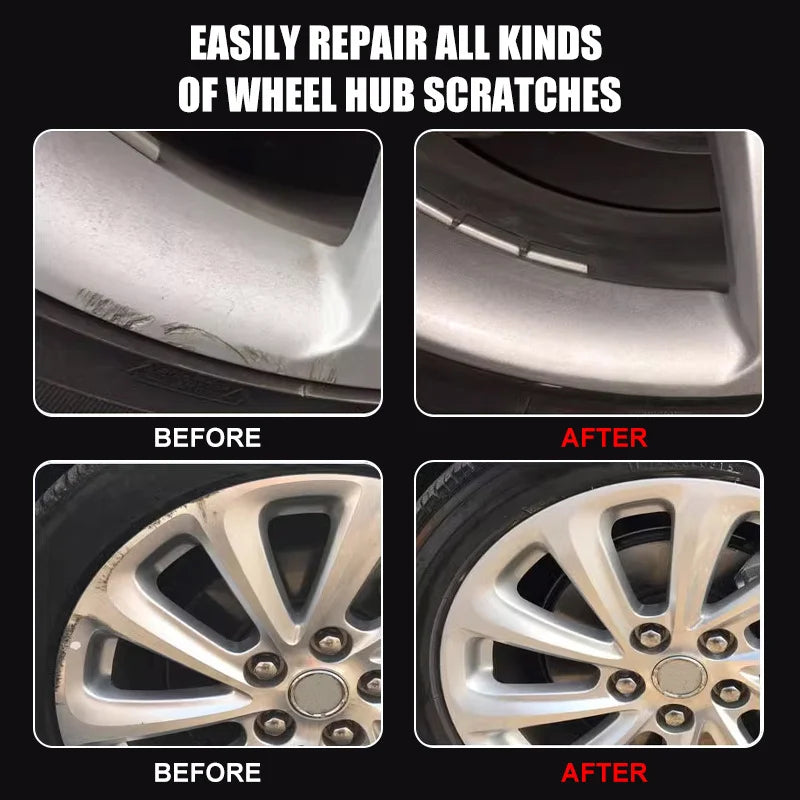 FARIENNE 30g Wheel Hub Scratch Repair Paste Waterproof Anti-Fouling Alloy Rim Refurbishment Cream For Car Wheel Scratch Removal