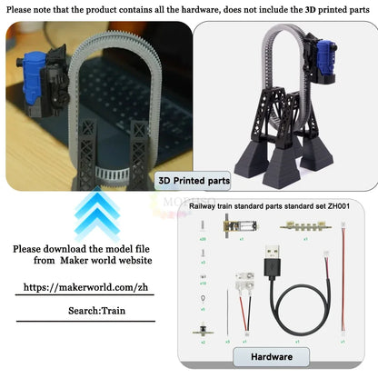 For Bambu Lab Mouse Kit Hardware Bambu Lab Wireless Mouse 002 Diy Model For Bambulab Mouse Components Kit