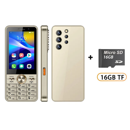UNIWA HOPE XS24 4G Touch Screen Keypad Phone Android 8.1 Dual SIM 3.5 Inch 2GB+16GB 2500mAh Cellphone Whatsapp Phone Half-touch