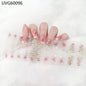 20/22Tips UV Semi cured Gel Nail Stickers Waterproof Long Lasting Full Gel Nail Wraps Press On Nail Decal DIY Manicure
