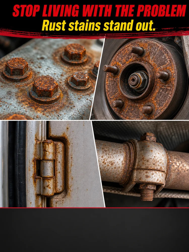 Multi Purpose Rust Converter Spray Lubricant and Degreaser for Rims Chains Metal Surfaces Cleaner Vehicle Supplies