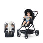 Portable pet stroller, dual-mode stroller that can carry both pets and babies at the same time, multifunctional and foldable,  pet carrier
