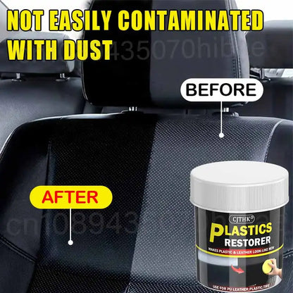 Car Plastic Restorer Back To Black Gloss Car Cleaning Products Plastic Leather Restore Auto Polish And Repair Coating Renovator