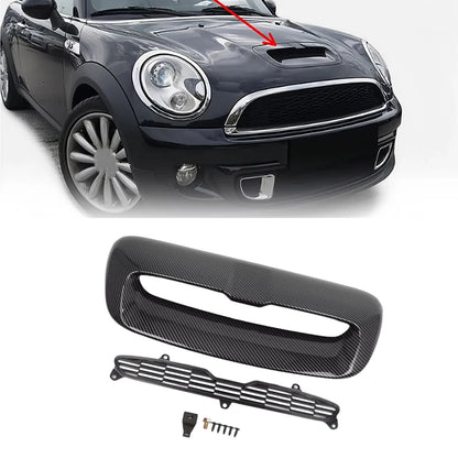 Car Front Air Intake Vent Scoop for Mini Cooper S R55 R56 R57 R58 R59 2007-2013 Hood Scoop 51132756095 51132757694 51232752275