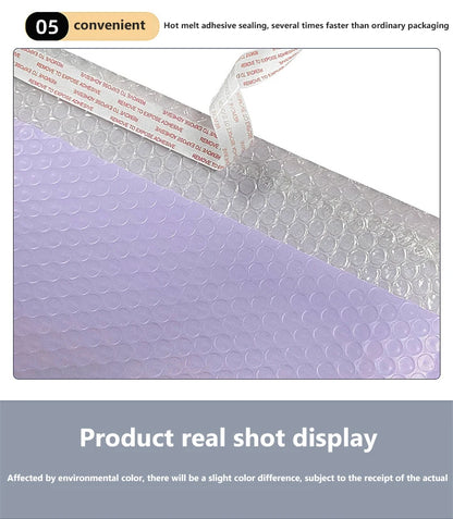 20pcs Bubble Mailers Poly Padded Mailing Packaging Padding Self Seal Bag Shipping Envelope Mailer Purple Envelopes Bags Big Size
