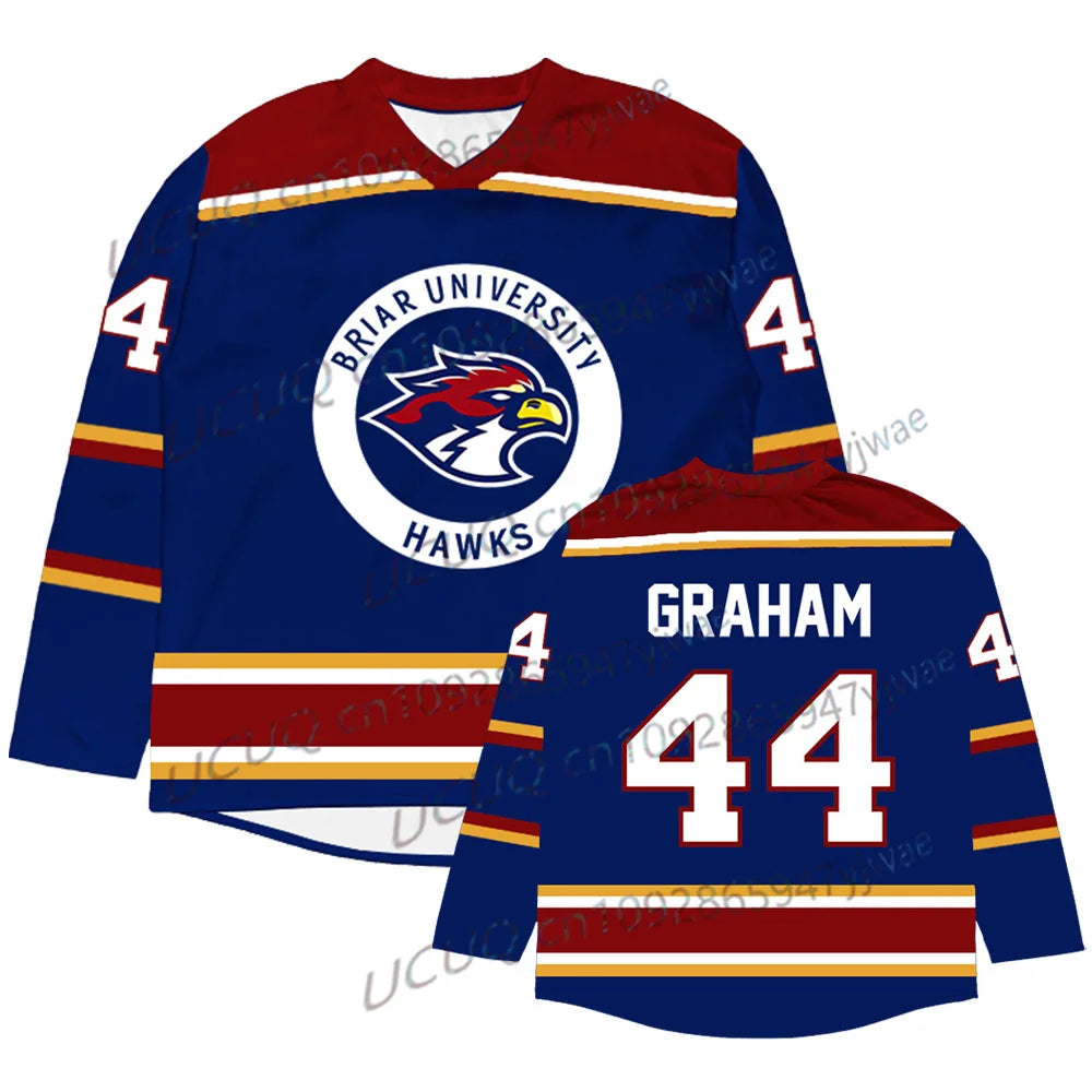 2026 Off Campus TV Series Briar University Hockey Jersey Graham Logan Di Laurentis Tucker Merch Shirt Unisex T-shirt