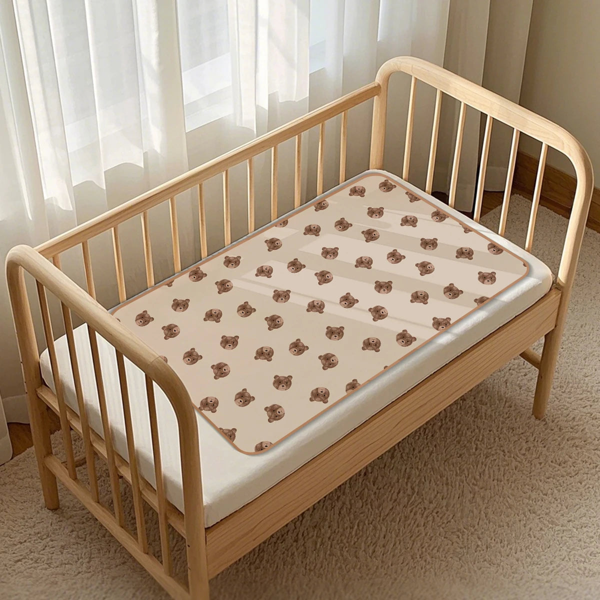 Children's Urine-proof Pads Waterproof Washable Mattress Urine Mat Bed Protector Urine Pads Cloth Breathable for 0-6 Years Baby