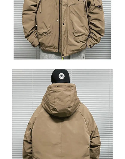 Men's Jacket Winter Windproof Warm Down Jacket Outdoor Sports Mountain Overcoat Hooded Snowboarding Parka Snow Coat Canada Tops