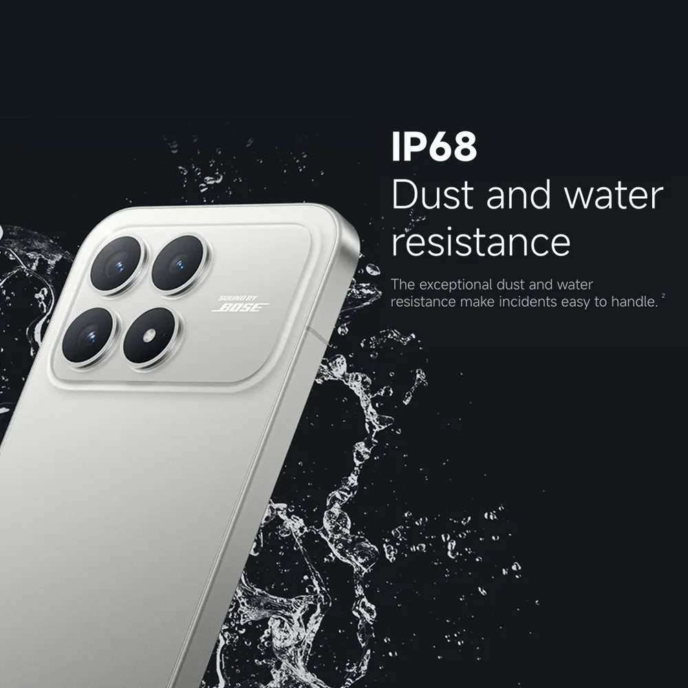 Poco F8 Pro 5g Smartphone Snapdragon ®   8 Elite 6.59'' Inch 120Hz Hyperrgb Amoled Display 6210Mah 100W Charging 50Mp Nfc