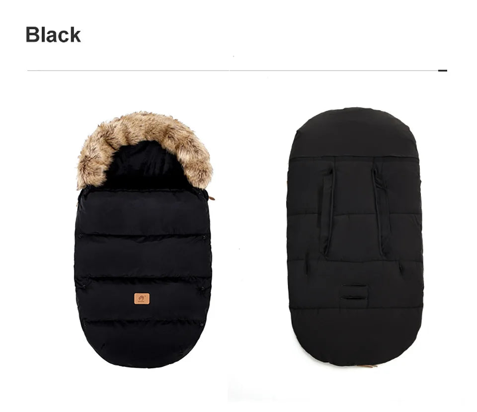 0-24Months Baby Carriage Sack Winter Warm Thicker Envelope For Discharge Stroller Footmuff Universal Pram Cover Accessories