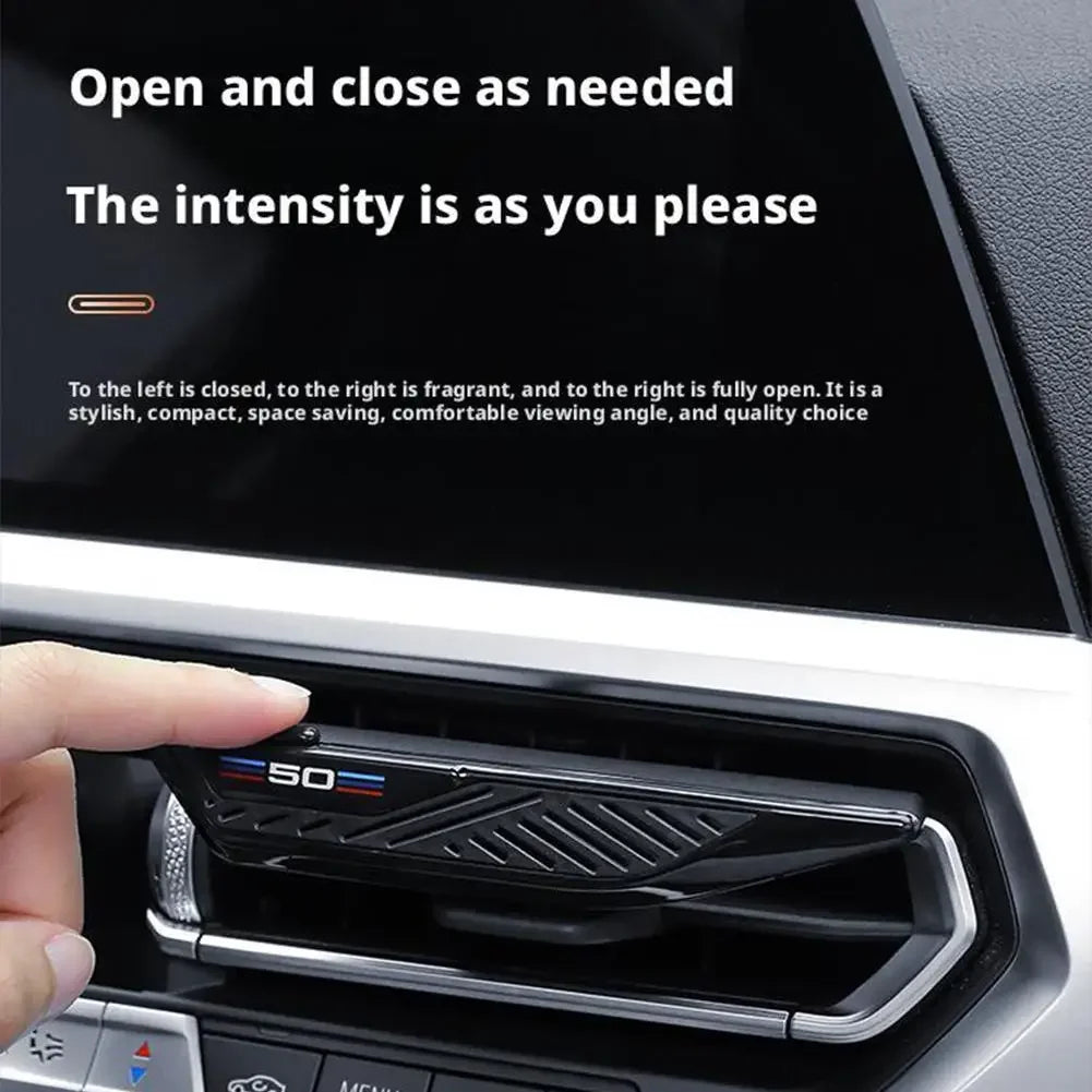 Suitable for BMW car mounted aromatherapy blade air outlet bracket 3 series 5 series X1X3X5 automotive solid fragrance cream int