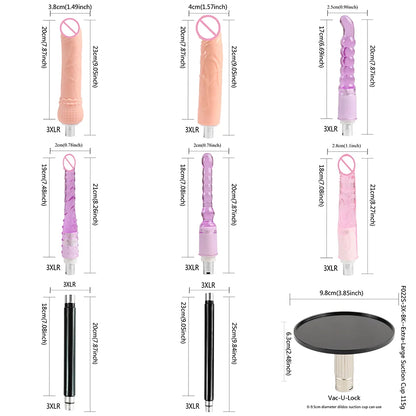 FREDORCH Upgraded Sex Machine for Women with Dildos Automatic Masturbation Machine Pump Gun Love Machine Couple Sex Toys