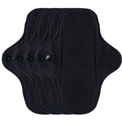 4pcs Washable Sanitary Towels Cotton Menstrual Pad Reusable Women Sanitary Napkins Feminine Hygiene Product Period Cloth Pads