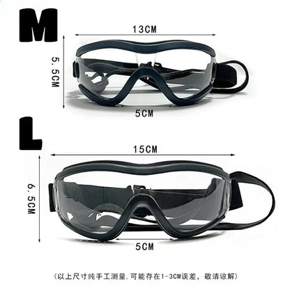 Wind Resistant Waterproof Pet Eye Protection Goggles Lightweight Cute Decor Glasses for Dogs & Maine Coon Cats Bike Car Travel