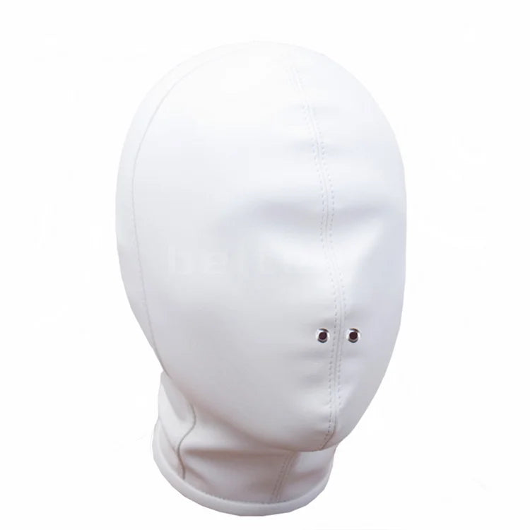 Soft PU Leather Headgear Mermaid Straitjacket Head Hood Body Harness Adjustable Leg Binder BDSM Restraint Sex Toy Slave Roleplay