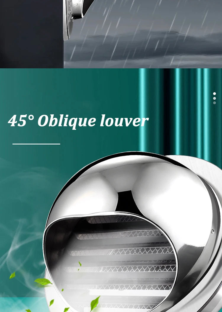 Stainless Steel Ducting Ventilation Exhaust Grille Cover for Wall Ceiling Anti-bird And Rat Prevent Air Vent Heating Cooling Cap