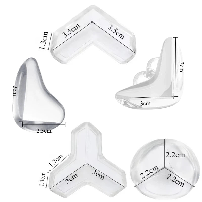 Baby Safety Silicone Table Corner Protector Furniture Edge Protection Cover Transparent Children Anti Collision Edge Guards