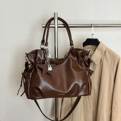 Fashionable Brand Design Tote Bag New Retro Shoulder Bag Casual Large-capacity Crossbody Bags Light Luxury High-end Women's Bags