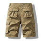 Men's Short Pants Cotton Cargo Shorts Tactical Breeches Casual Sports Man Hiking Fishing Streetwear