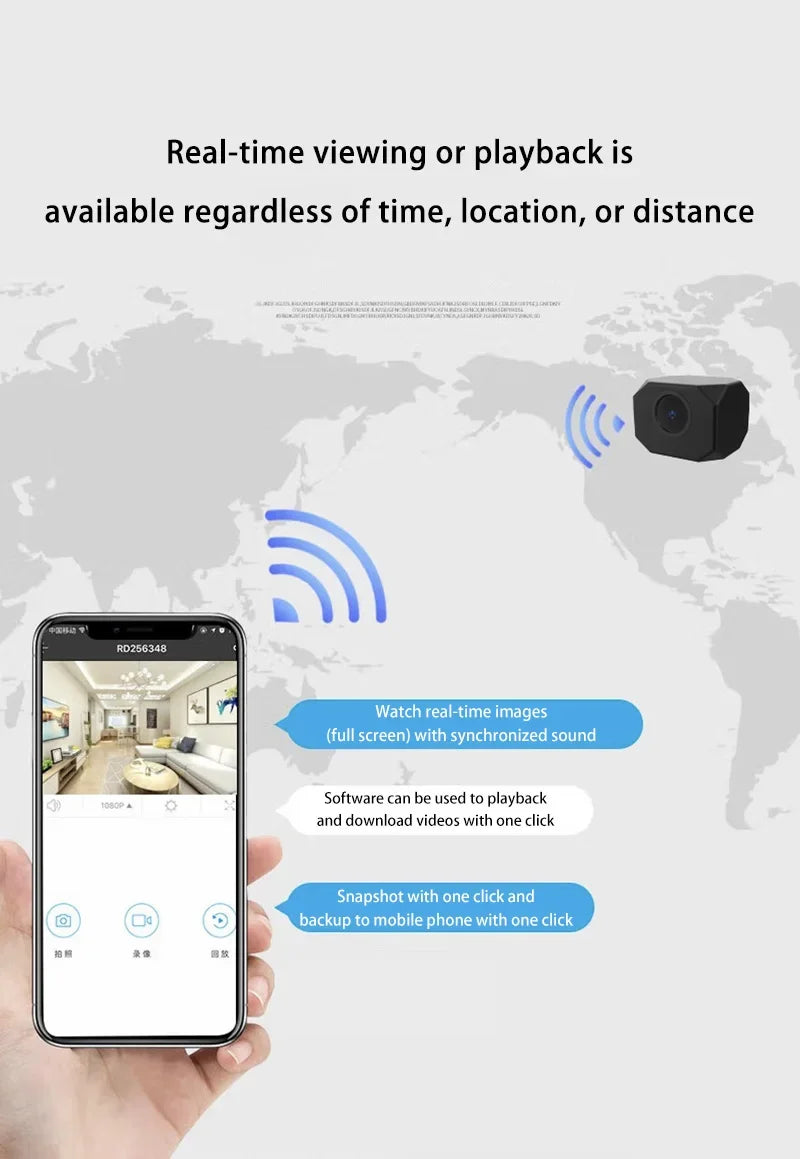 Lenovo 4K HD WiFi Security Camera for Home Mini Smart Indoor IP Surveillance with APP Remote Monitoring Portable Design 2026 NEW