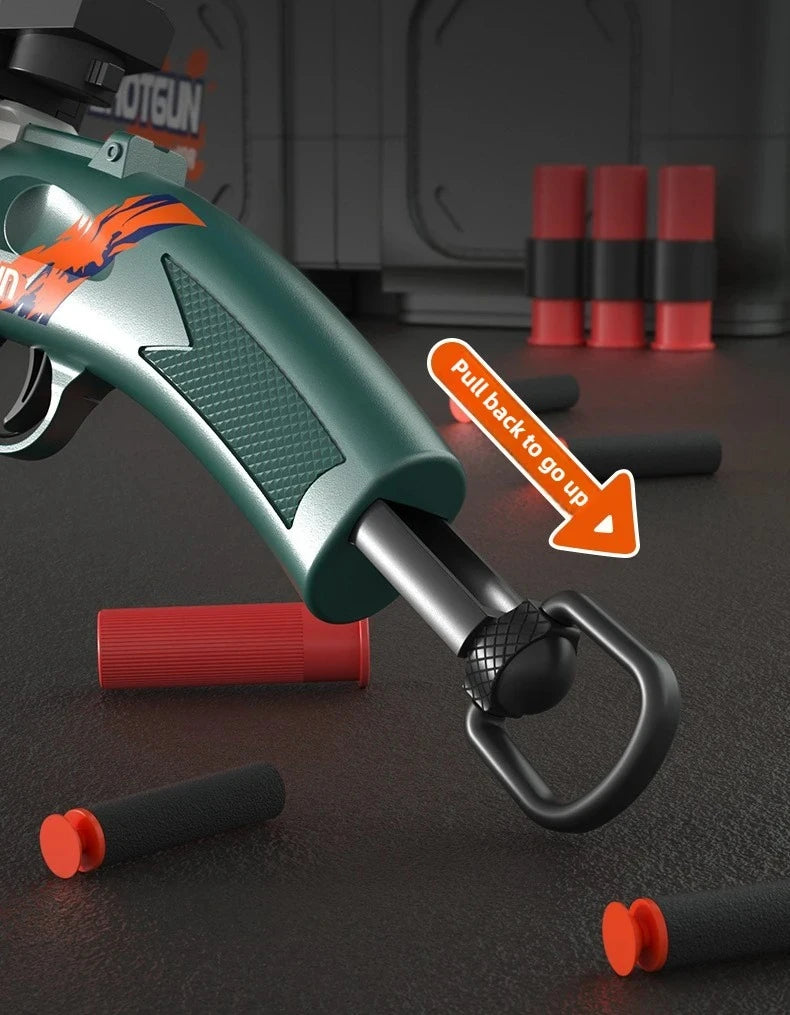 S686 Throwing Shell Toy Gun Soft Bullet Airsoft Launcher Outdoor Sports CS Game Fun Pistol Toy Gift for Boys