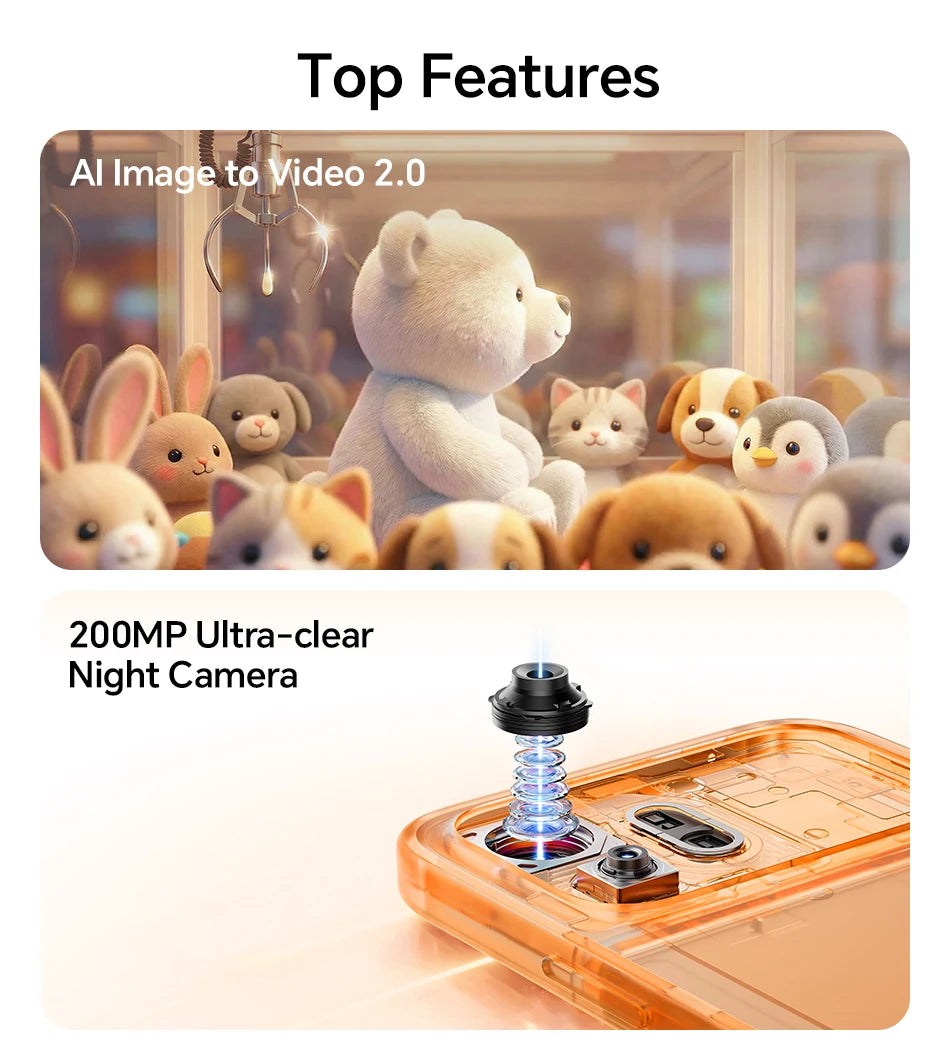 HONOR 600 Pro 5G Smartphone Snapdragon 8 Elite 200MP AI Ultra Night 6400mAh 80W Supercharge 50W Wireless 6.57"AMOLED AI Button