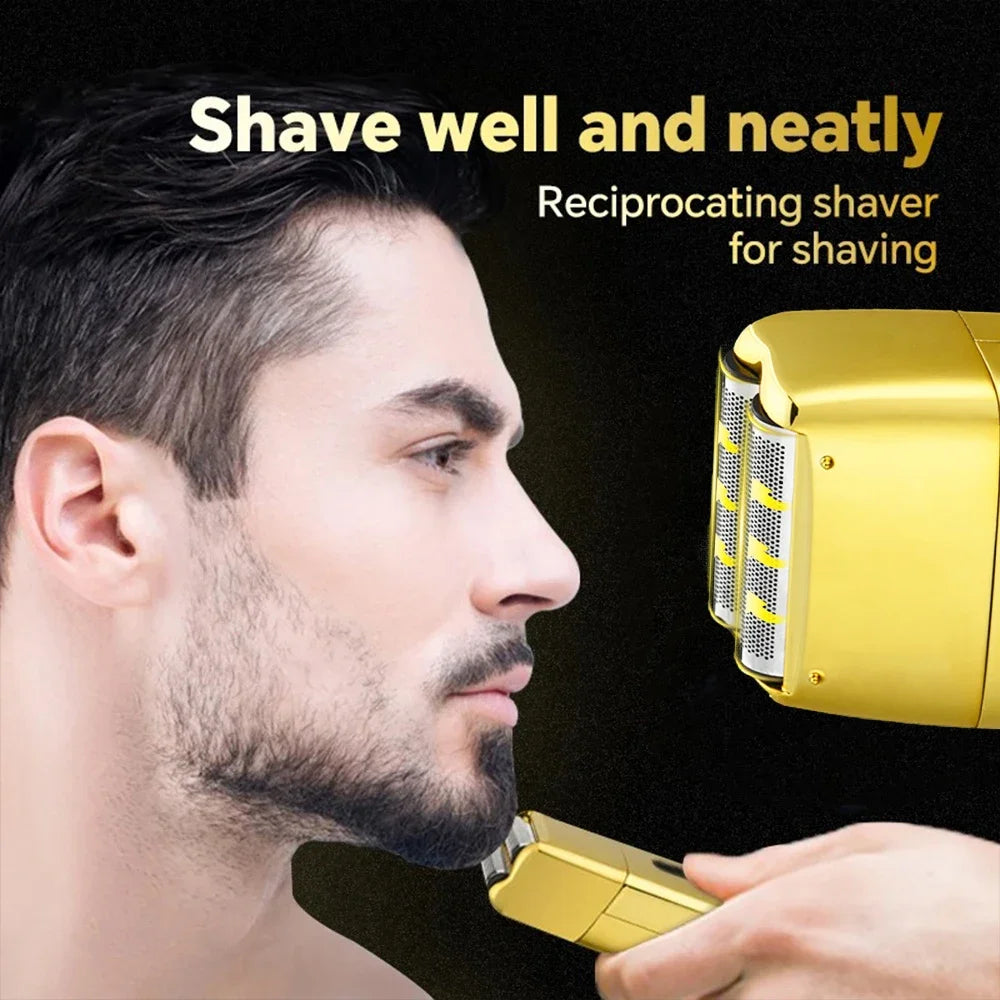 Hair Clippers Electric Razor Shavers for Men USB Rechargeable Clippers and Trimmer Beard Trimmer Barber Kit Professional Clipper