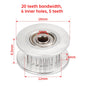 GT2 Idler Timing Pulley 16-tooth 20-Teeth with 3mm or 5mm Bore with Bearings for 3D Printer Parts Timing Belt 6mm 10mm