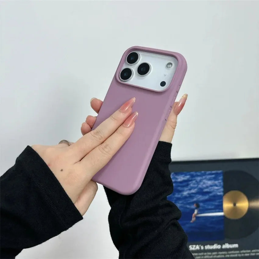 Liquid Silicone Magnetic Phone Case For iPhone 17 Air 16 13 15 14  Pro Max Plus for Magsafe Shockproof Protective Cover Funda