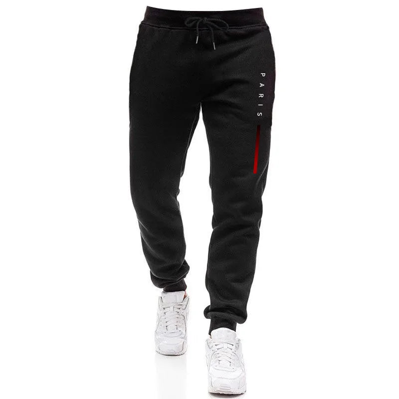 Paris Fashion Men's Hoodies Set Daily Casual Sports Hooded Sweatshirt and Jogger Pants Male Urban Trend Warm Pullover Tracksuit