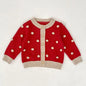2025 New Autumn Toddler Baby Girl Clothes Set 0-3Yrs Infant Baby Girls Clothing Suit Long Sleeved Cardigan Sweater+PP Shorts