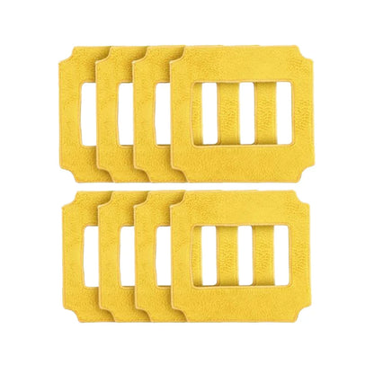 4PCS Yellow Mops Clean Clothes for Robot Window Cleaner Win660/RL880/RL1188/QHC004/RL2988/RL3988/RL3325/RL1788