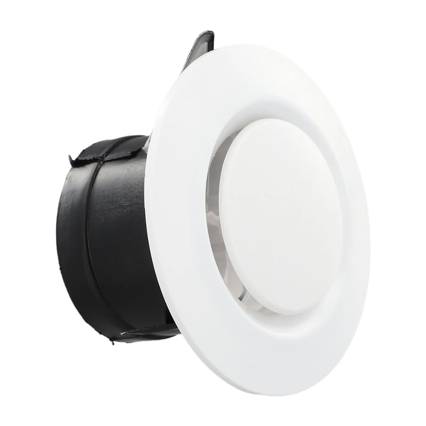 1X 75-200mm Round Air Vent Louver Grille Cover Outlet Adjustable Exhaust Vent Ducting Ventilation Grilles Ceiling Air Vent Cover