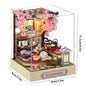 Mini Doll House DIY Small House Kit Handmade 3D Puzzle Assembly Model Building Room Bedroom Decoration Wooden Craft BirthdayGift