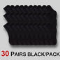 10/20/30 Pairs Neutral Solid Color Mid Calf Round Neck Socks Spring Autumn Sweat Absorbing Breathable All Season Sports Socks