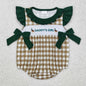 New Fashion Baby Infant Girls Rompers Bow Pink Flutter Sleeve Rompers Boutique Toddler Girls Bubble Rompers Onesie Wholesale Hot