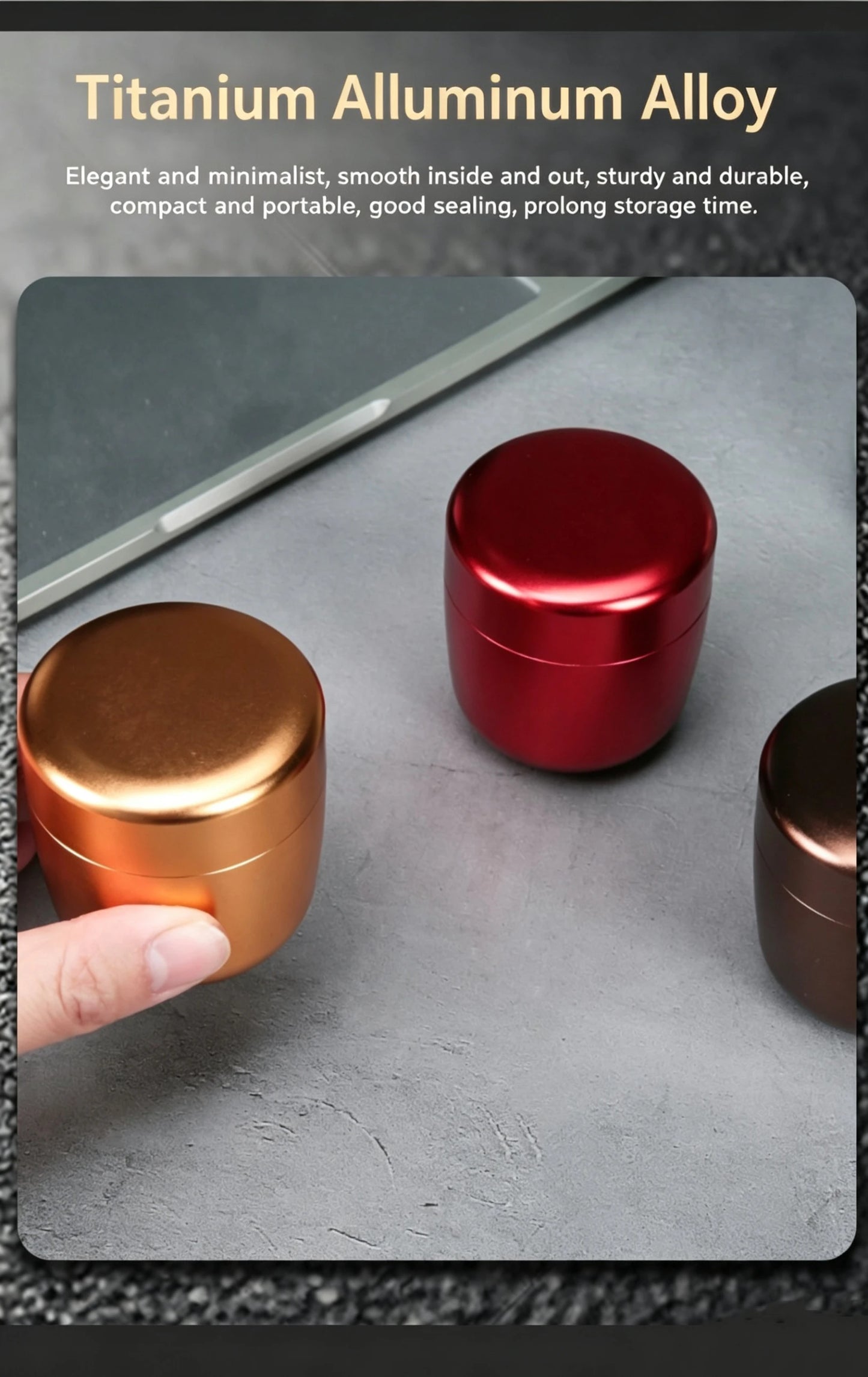 Hot Sale L8 Ashes Aluminum Alloy Capsule Mini Keepsake Iron Urn Funeral Casket Pet Urn Human pet memorials and gifts