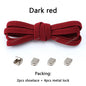 No tie Shoe laces Elastic laces Sneakers Flat Shoelaces without ties Quick Shoelace for Shoes Kids Adult One Size fits All Shoes